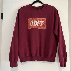 Obey | Burgundy Sweater